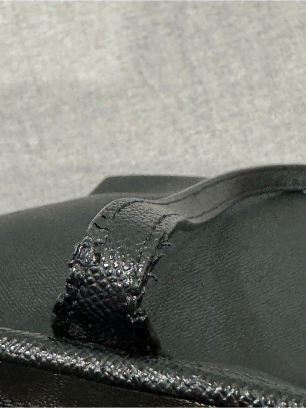 Coach black leather